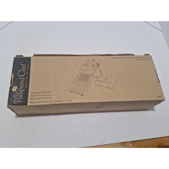 Pampered Chef Ultimate Mandoline Slicer Set New in Box #1087 - Picture 1 of 5